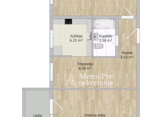 Dvosoban stan | 4zida