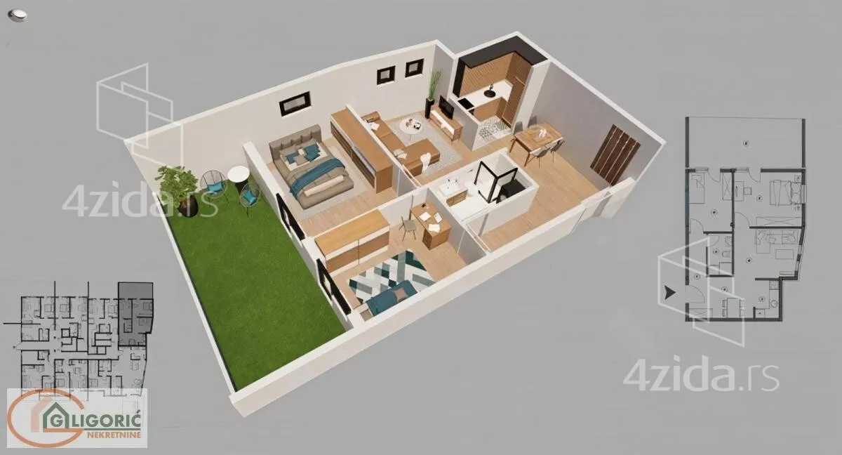 Trosoban stan | 4zida