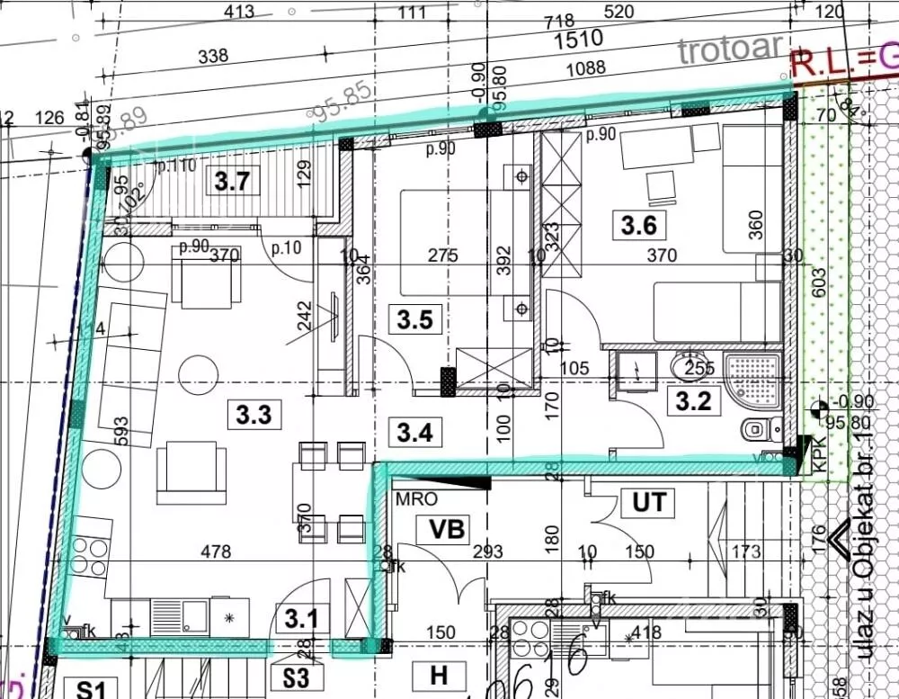 Trosoban stan | 4zida