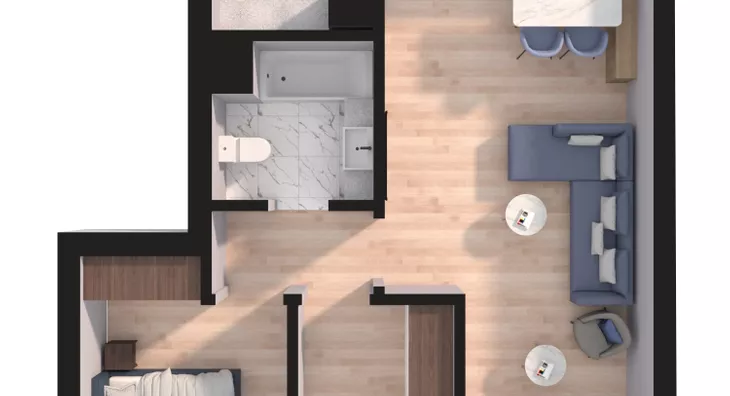 Trosoban stan | 4zida