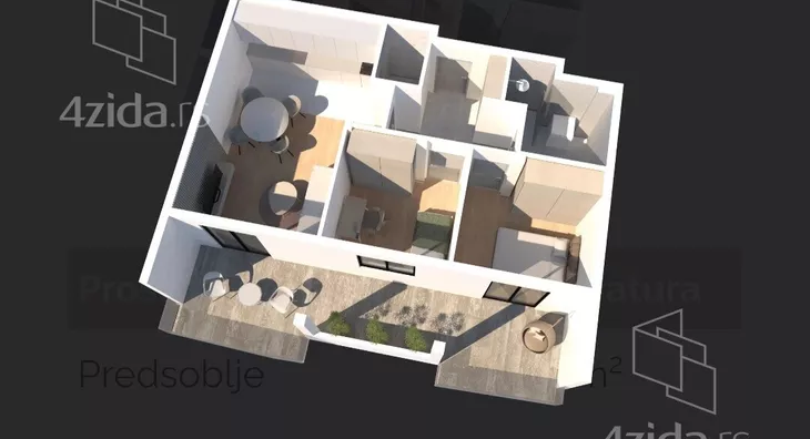 Dvoiposoban stan | 4zida