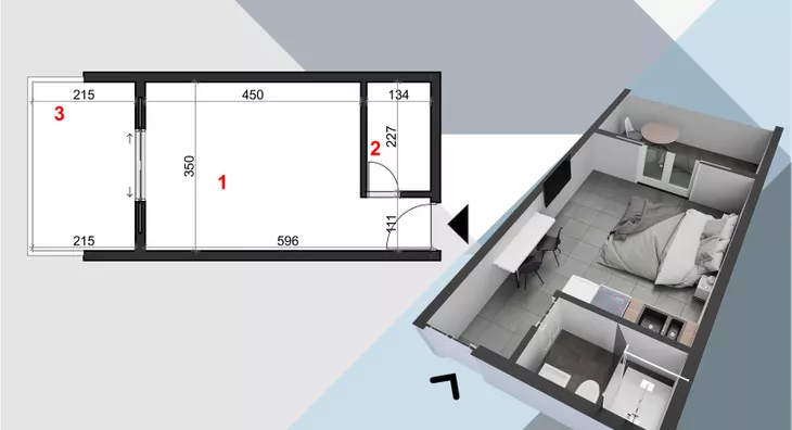 Jednosoban stan | 4zida
