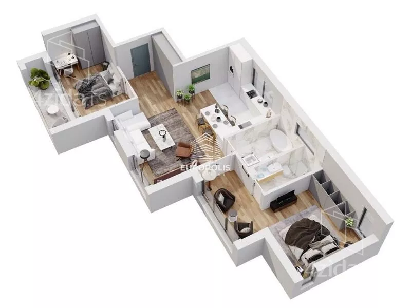 Trosoban stan | 4zida