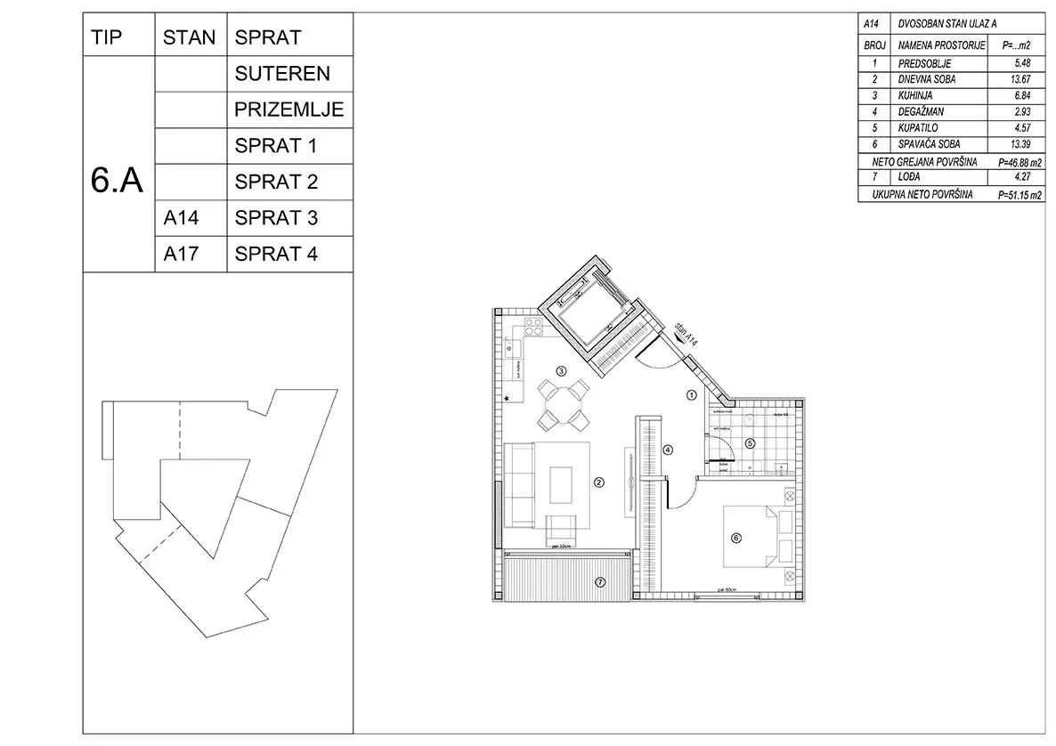 Dvosoban stan | 4zida