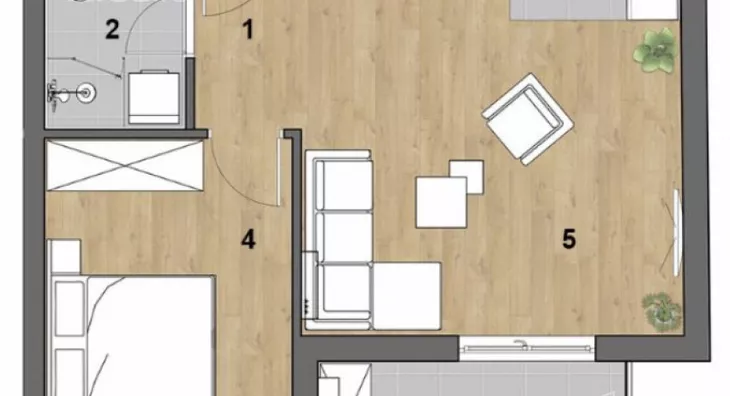 Dvosoban stan | 4zida