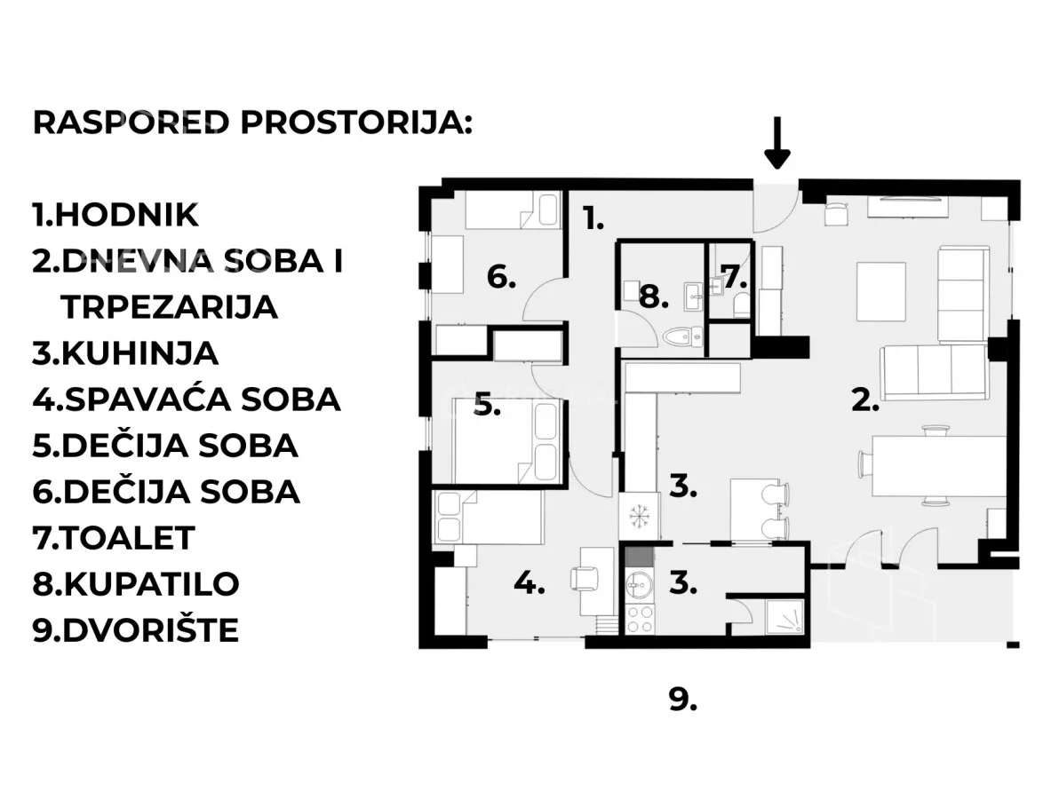 Troiposoban stan | 4zida