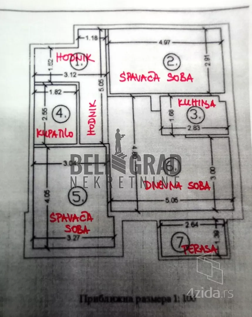 Trosoban stan | 4zida