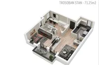 Trosoban stan | 4zida