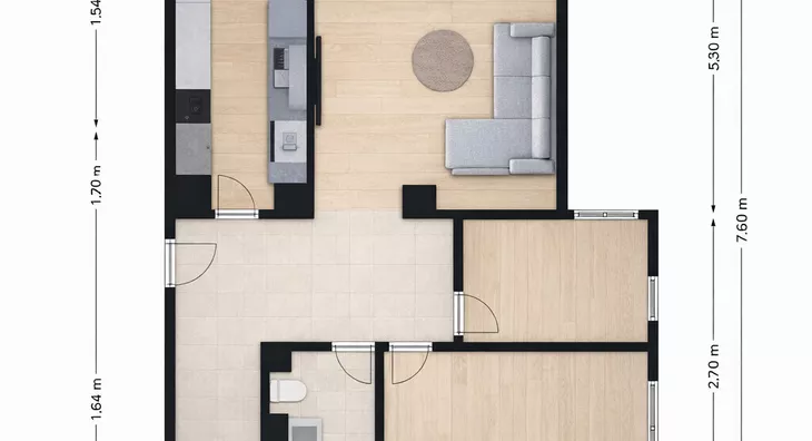 Trosoban stan | 4zida