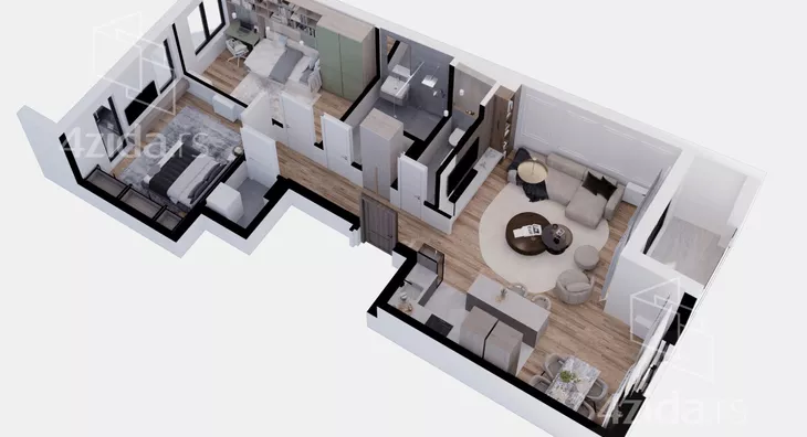 Trosoban stan | 4zida