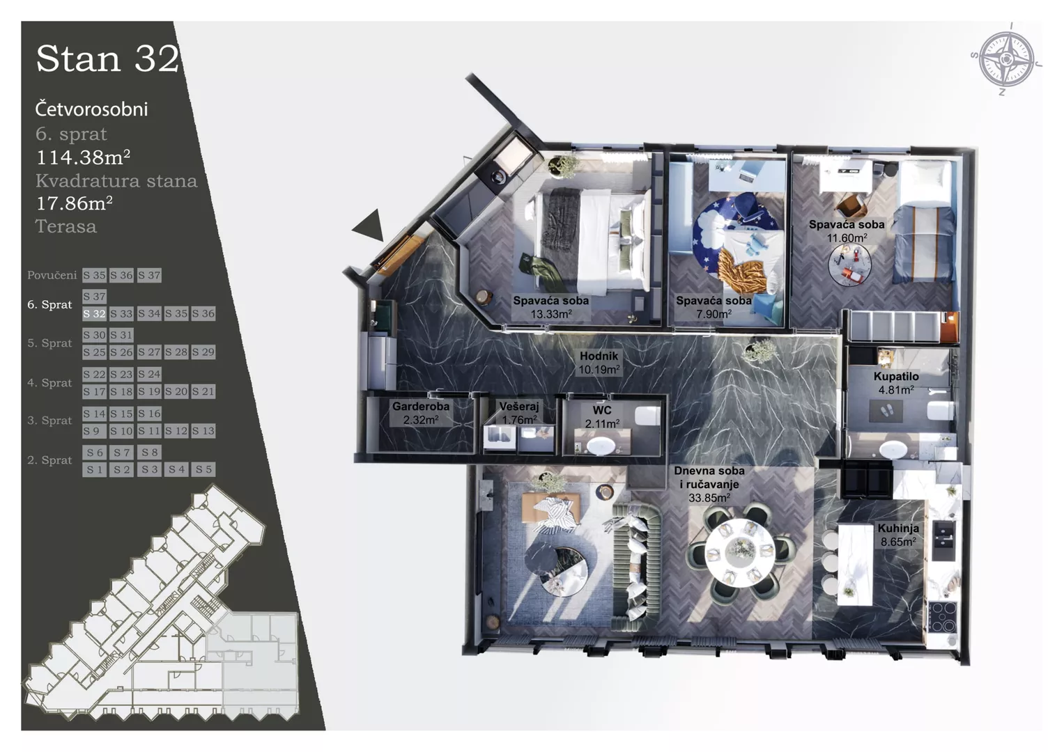 Četvorosoban | 4zida