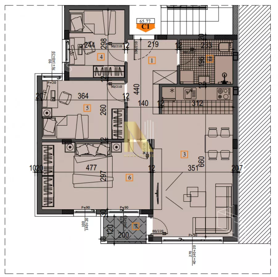 Troiposoban stan | 4zida