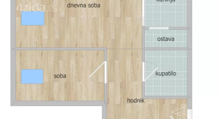 Jednoiposoban stan | 4zida
