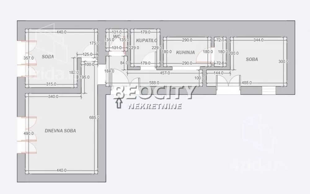 Trosoban stan | 4zida