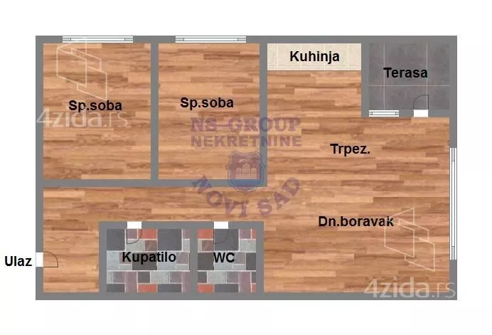 Trosoban stan | 4zida