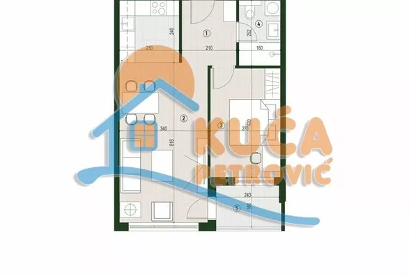 Dvosoban stan | 4zida