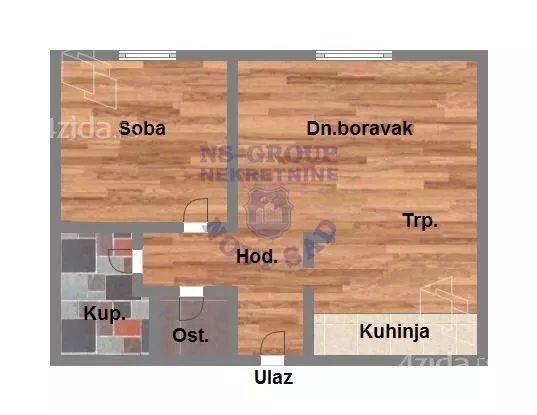 Dvosoban stan | 4zida