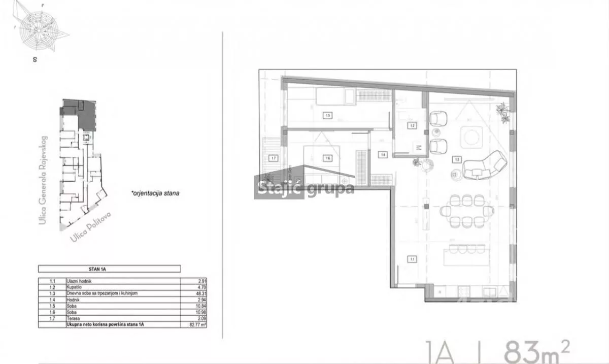 Trosoban stan | 4zida