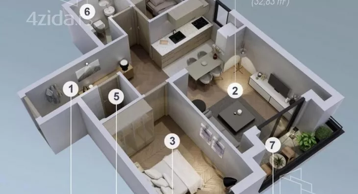 Dvoiposoban stan | 4zida