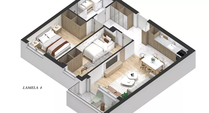 Trosoban stan | 4zida