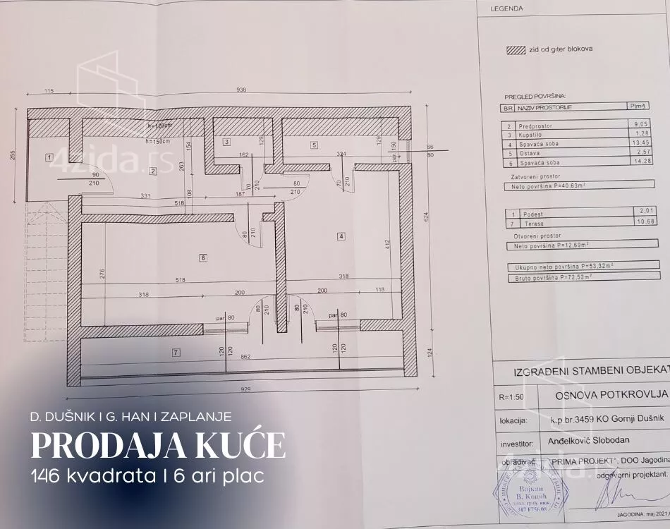 2-etažna kuća | 4zida
