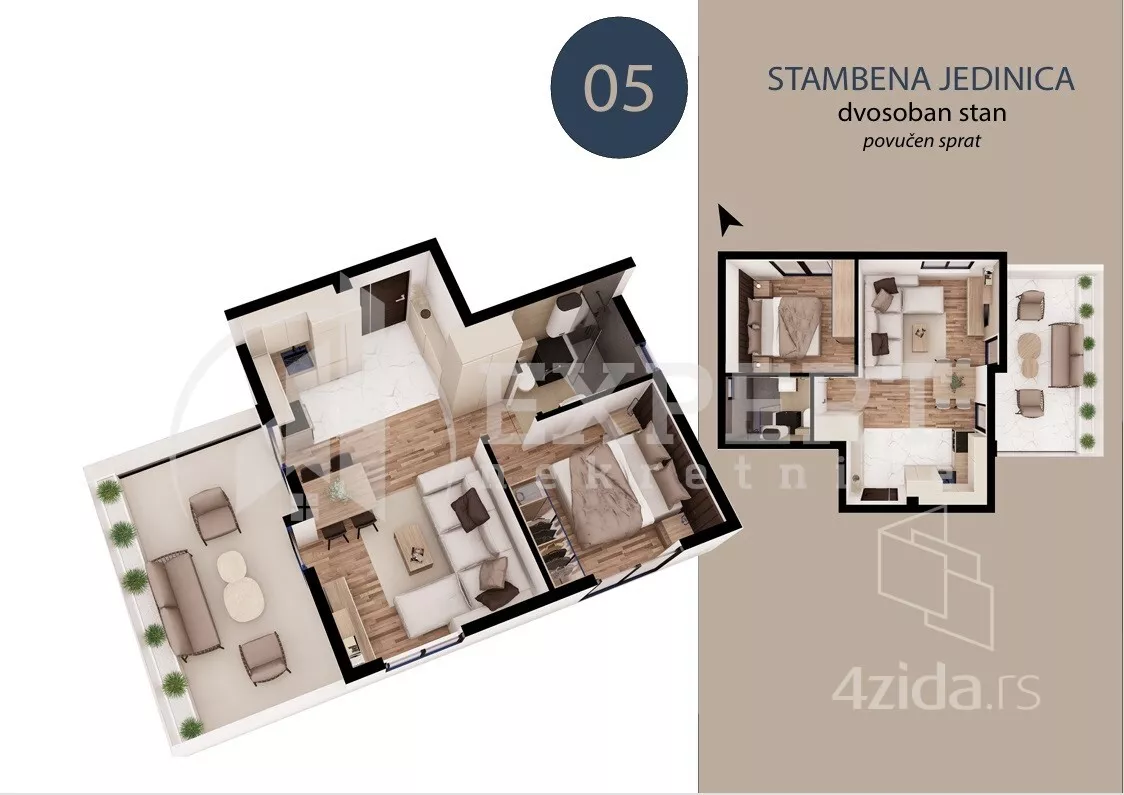 Dvosoban stan | 4zida