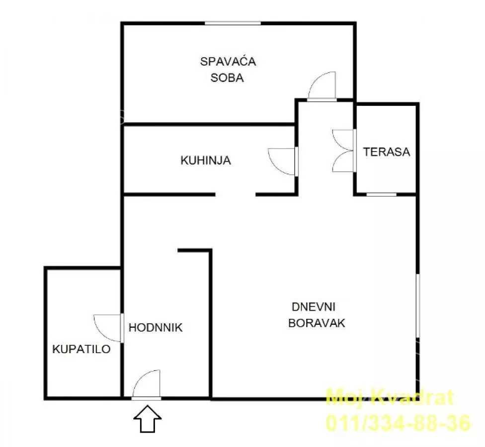 Dvosoban stan | 4zida