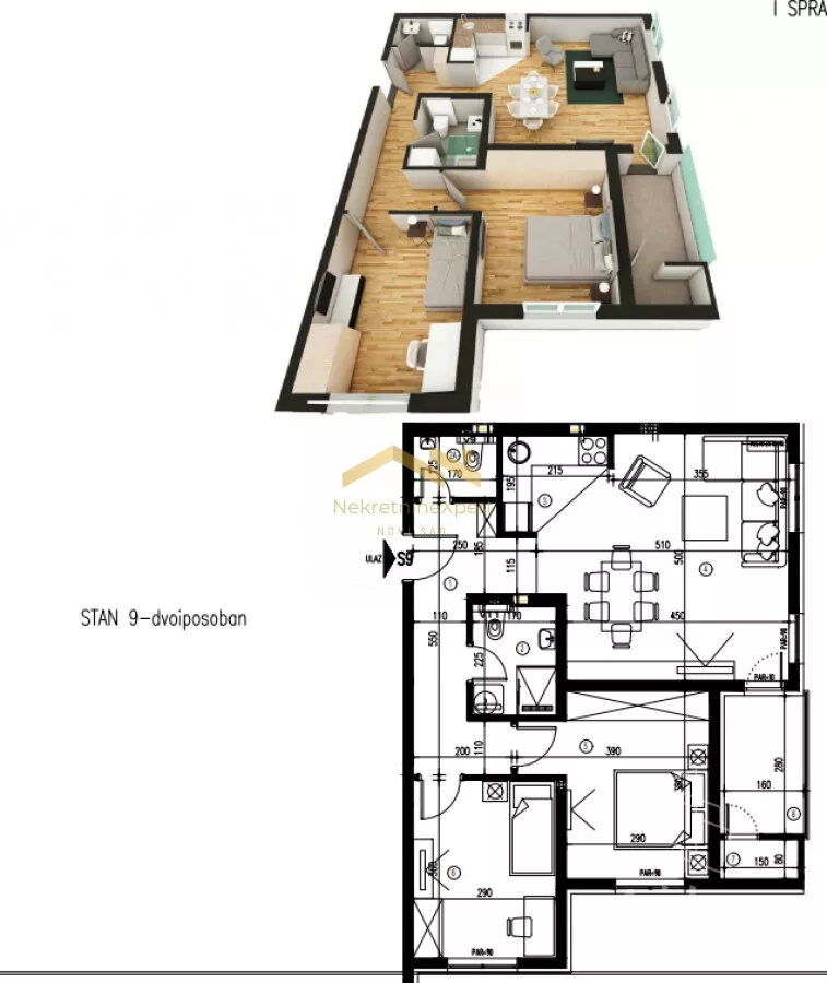 Trosoban stan | 4zida