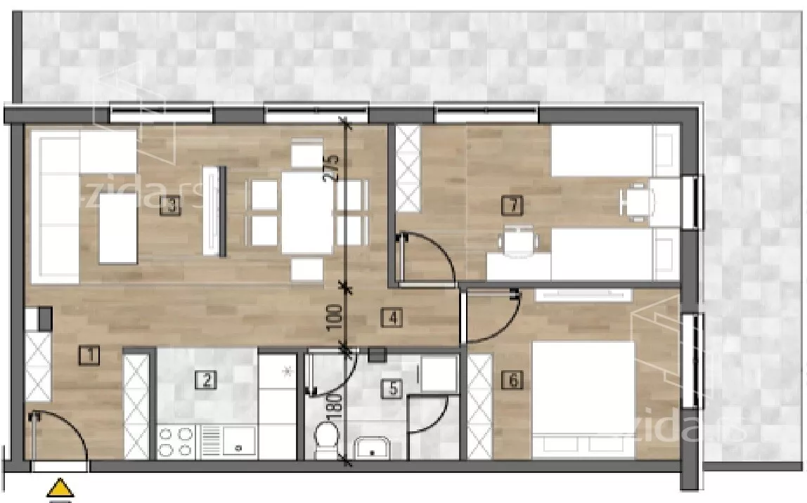Trosoban stan | 4zida
