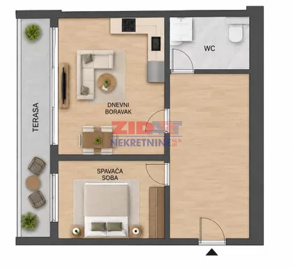 Stan na prodaju · 41 m² · Jednoiposoban stan, Paviljoni, Novi Beograd, Beograd