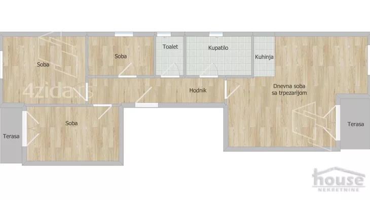 Troiposoban stan | 4zida