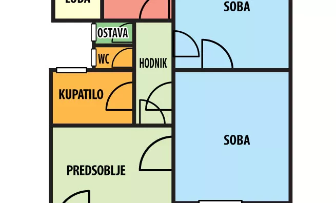 Dvosoban stan | 4zida
