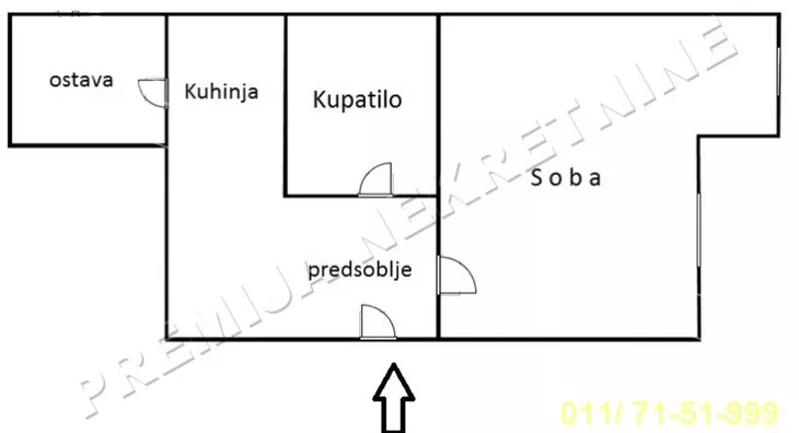 Jednosoban stan | 4zida