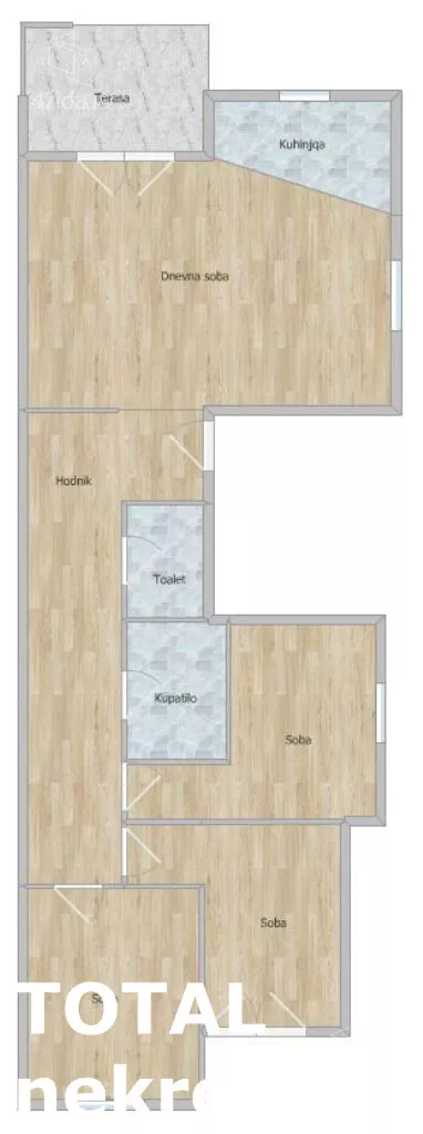 Troiposoban stan | 4zida