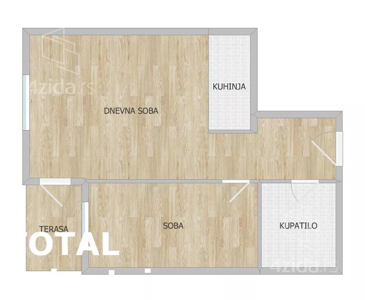 Jednoiposoban stan | 4zida