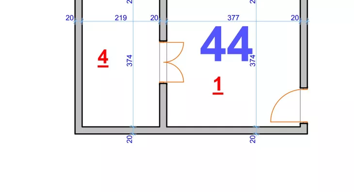 Jednoiposoban stan | 4zida