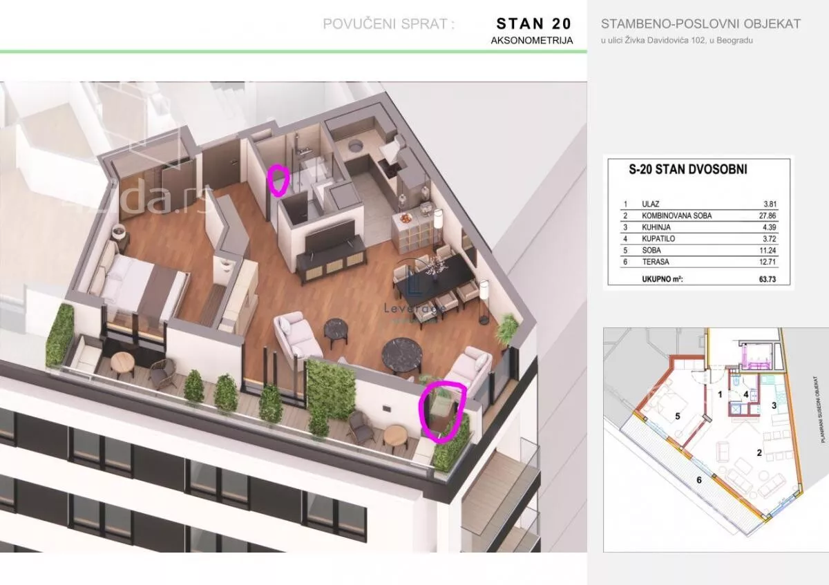 Dvosoban stan | 4zida