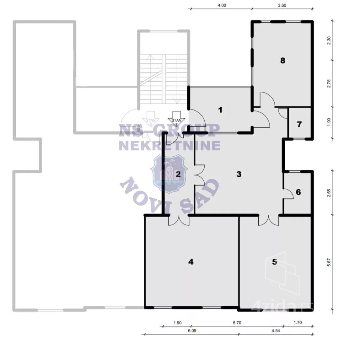 Troiposoban stan | 4zida