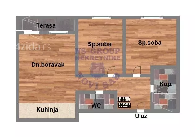 Trosoban stan | 4zida