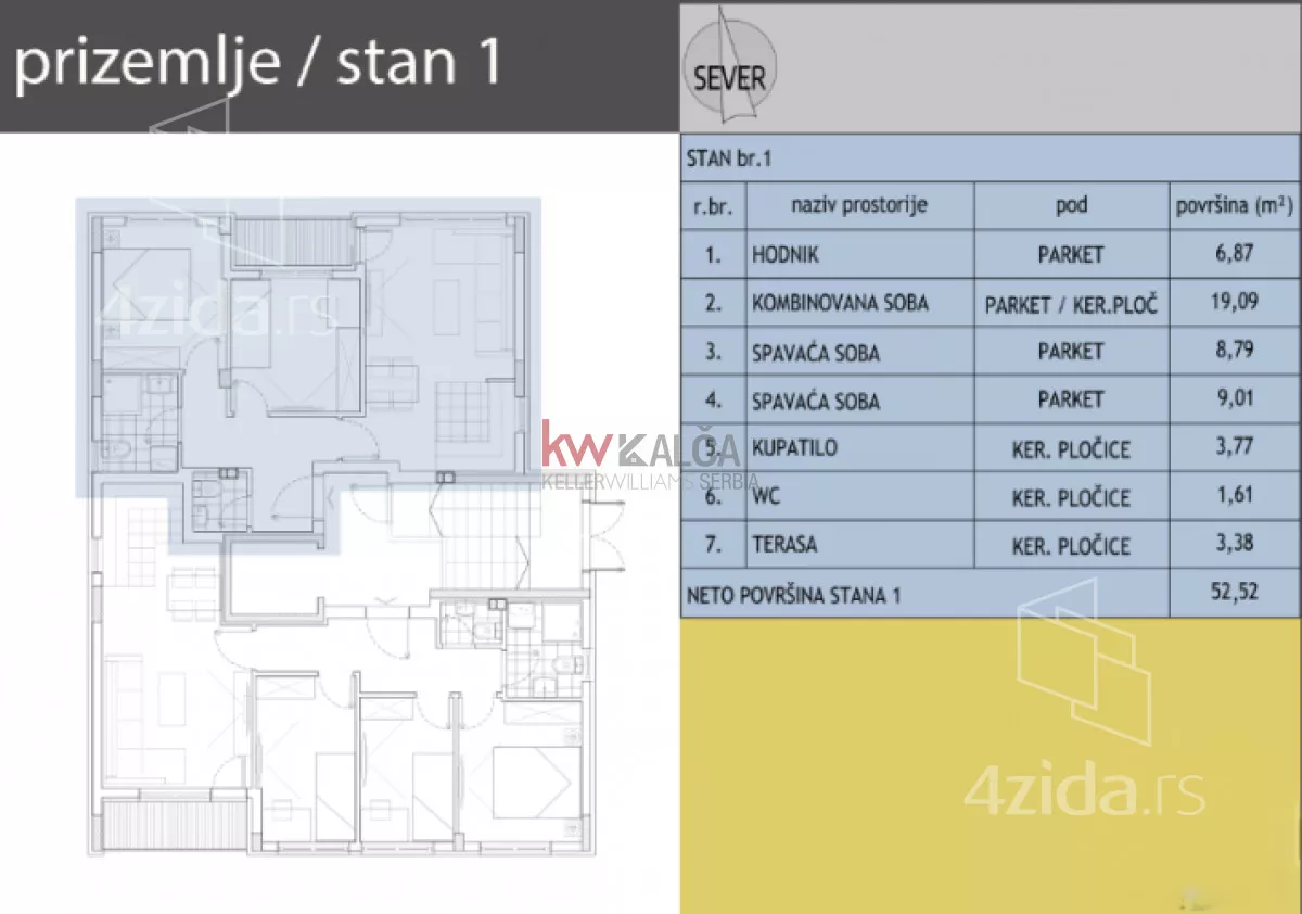 Dvoiposoban stan | 4zida