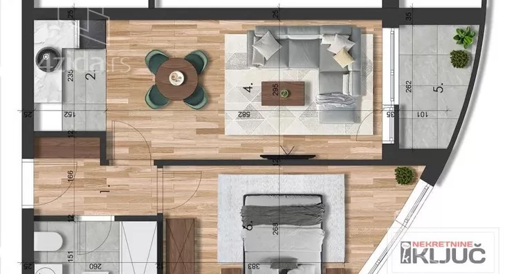 Dvosoban stan | 4zida