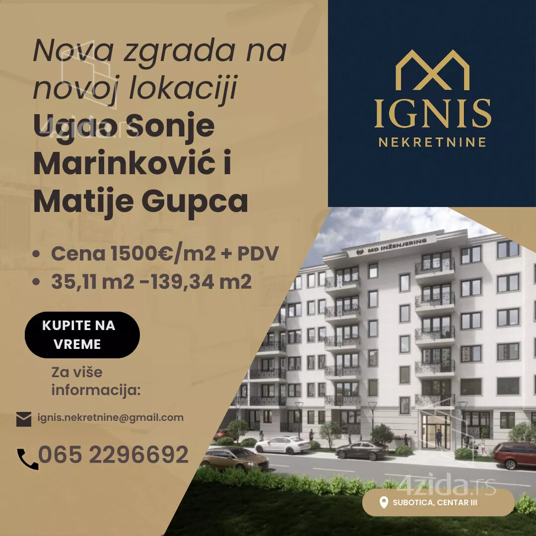 Jednosoban stan | 4zida