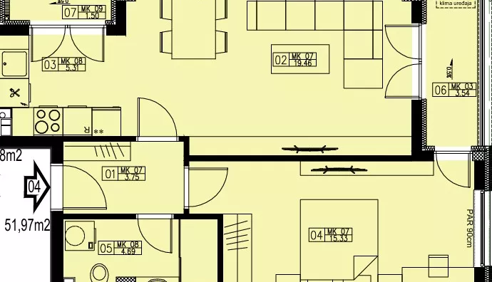 Dvosoban stan | 4zida