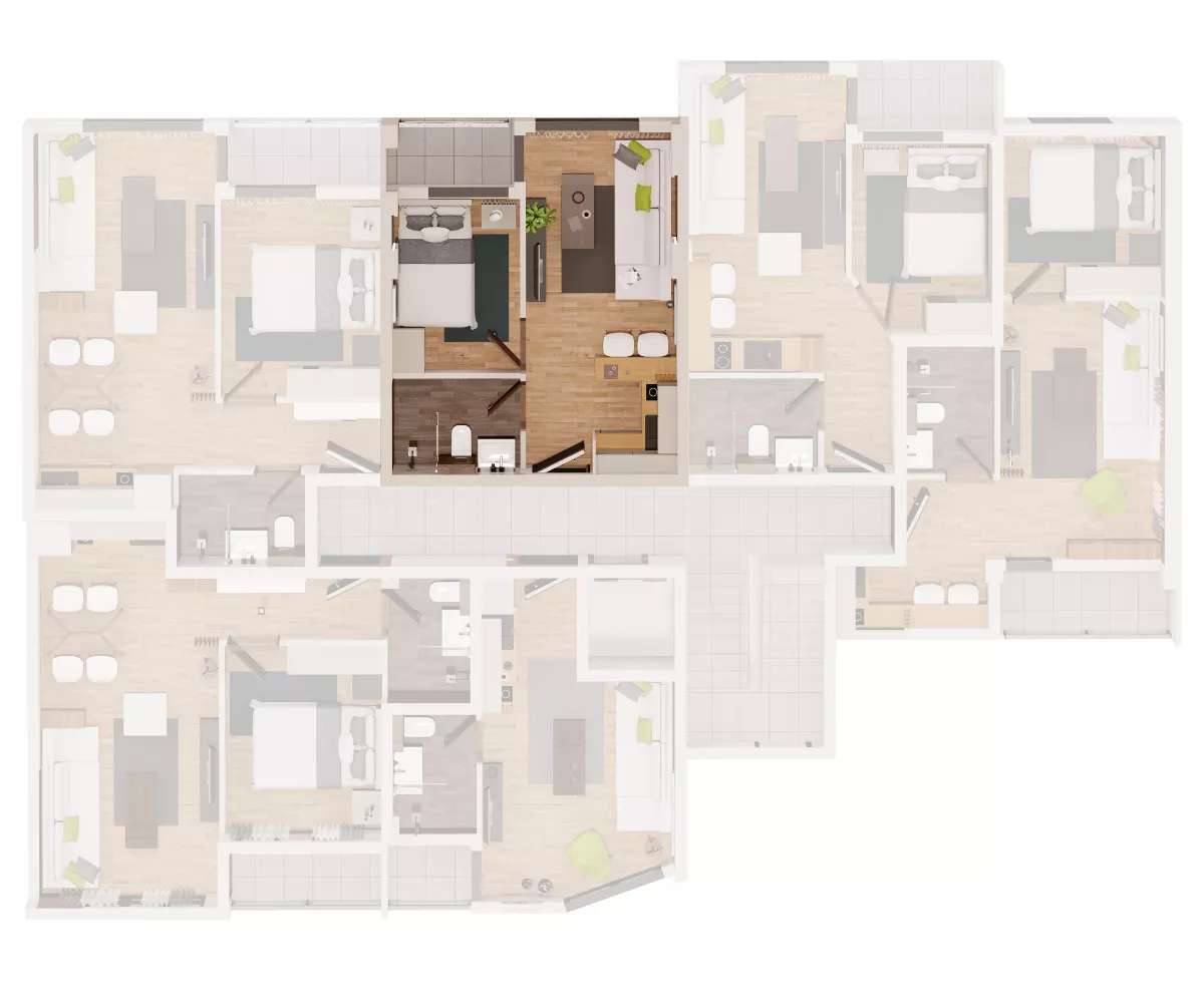 Jednoiposoban stan | 4zida