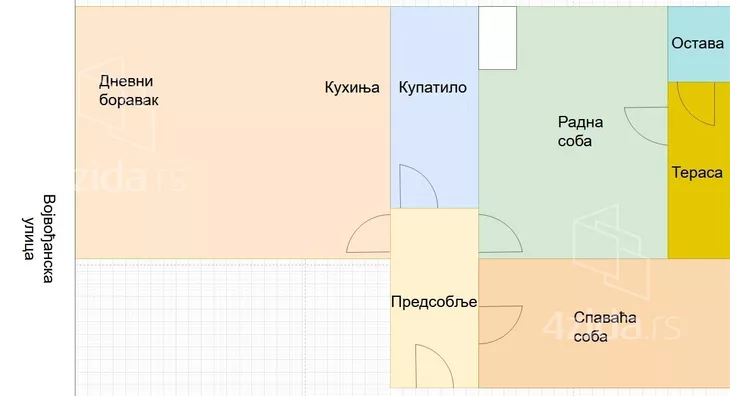 Trosoban stan | 4zida