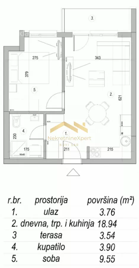 Dvosoban stan | 4zida