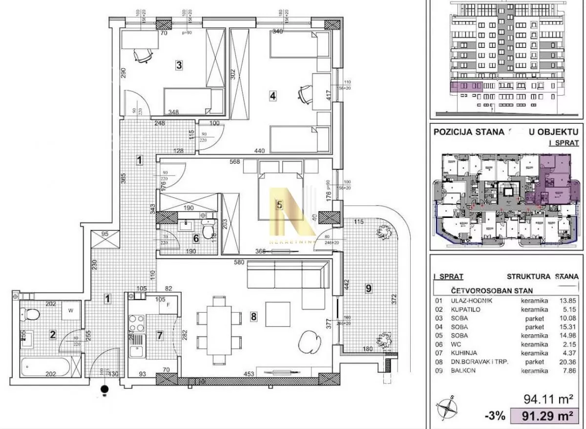 Četvorosoban stan | 4zida