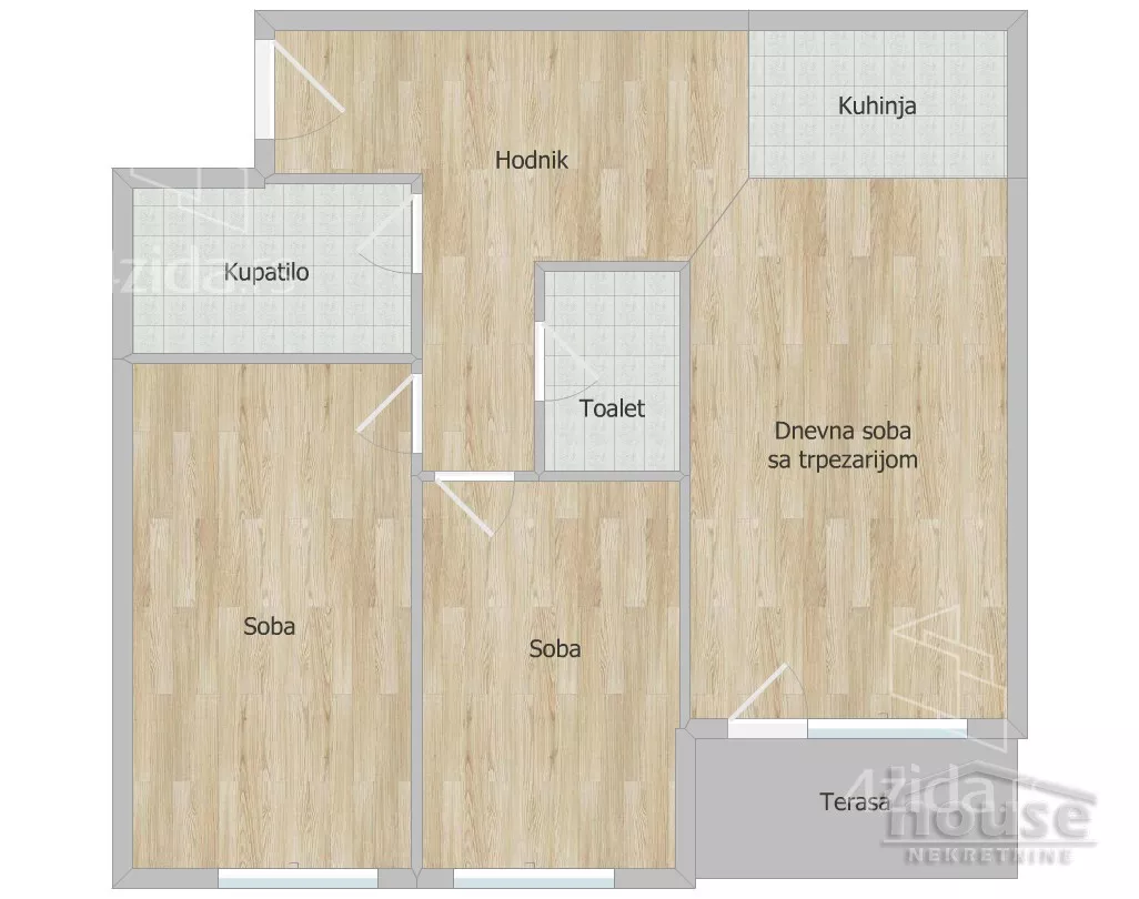 Trosoban stan | 4zida