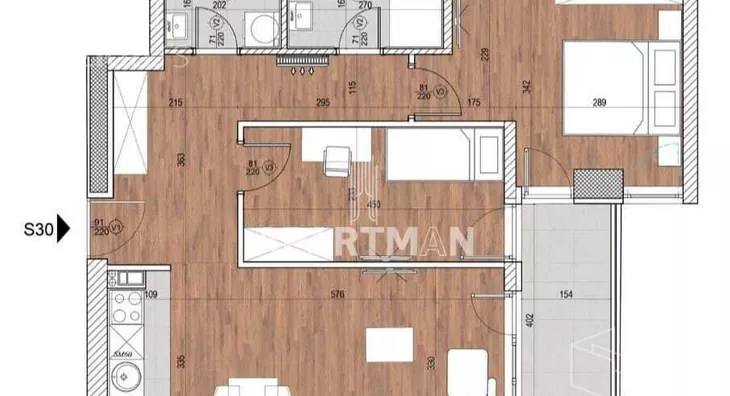 Trosoban stan | 4zida