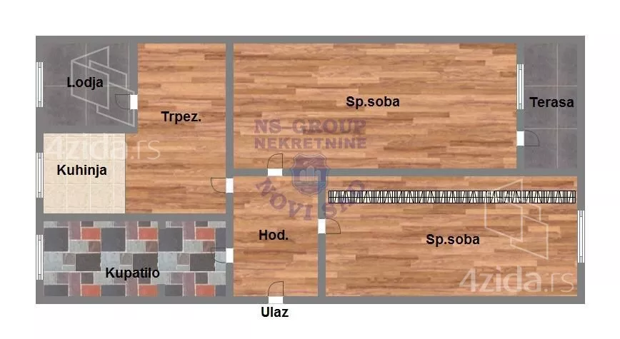 Dvosoban stan | 4zida